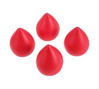 Gogogmee 4pcs Pu Stress Relief Balls for Hand Exercise and Anxiety Relief - Drop Shape Finger Therapy Squeeze Balls for Desk Stress Release and Anger Management