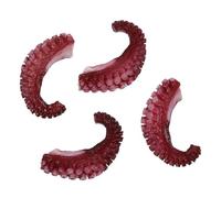 Gogogmee 4Pcs Realistic Artificial Octopus Claws Model for Prank and Shop Window Decor Vivid Seafood Display with Fine Detail Design for Home Decoration