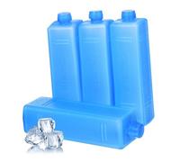 Gogogmee 4pcs Reusable Small Cooler Ice Packs for Cold Chain Transport Freezer Blocks for Lunch Bags Travel and Outdoor Activities Reliable Cooling for Food Storage and Picnics