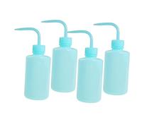 Gogogmee 4pcs Rinse Bottle Multipurpose Eyelash Extension Squeezer for Salad and Jam Storage Lightweight Wash Bottles with Nozzle for Controlled Dispensing