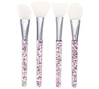 Gogogmee 4Pcs Silicone Beauty Brush Versatile Mask Applicators for Facial Care for Hard to Reach Areas Travel Friendly Design for Applying Masks and Skin Treatments