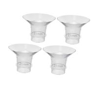 Gogogmee 4Pcs Silicone Breast Pump Flange Inserts Accessories for Wearable Electric Pumps Compatible with Brands Soft Material for Convenient Breastfeeding Supplies