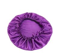 Gogogmee 4pcs Silk Lace Sleeping Hats for Women Soft Breathable Beauty Bonnet with for Hair Protection in Purple Silver