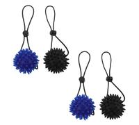 Gogogmee 4pcs Spiky Thorn Massage Hand Exercise Balls for Grip Strength Training Stress Relief Squeezers Hand for Finger Flexibility Suitable for Athletes and Fitness Enthusiasts