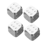 Gogogmee 4pcs Stainless Steel Car Tire Valve Stem Caps Dice Style Tyre Dust Caps Compatible with Cars Trucks Bikes Stylish Accessories for Valve Protection