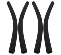 Gogogmee 4pcs Stroller Handle Covers Foam Grip Bar Sleeves for Stroller Pushchair Shopping Cart Accessories Black Matte Design for Enhanced
