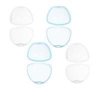 Gogogmee 4pcs Travel Pacifier Holder Case Portable Pacifier Holder Bibs Dummy Case Box