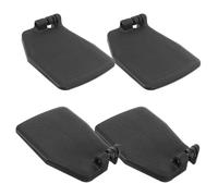 Gogogmee 4pcs Universal Wheelchair Footrests Replacement Plastic Footboard Plates with ABS Notch Lightweight Footrests for Drive Wheelchair Leg Rest Elevating Accessories Suitable for Adult