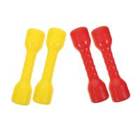 Gogogmee 4Pcs Vocal Dumbbell for Fitness Stage Props for S Exercise and Muscle Development Adorable Early Gymnastic Training Equipment
