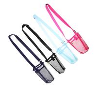 Gogogmee 4Pcs Water Kettle Carrier Breathable Mesh Design Bottle Bag Wear Resistant Pouch for Hiking Camping and Outdoor Activities