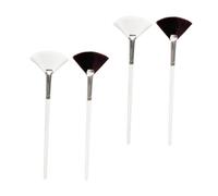 Gogogmee 4Pcs Wooden Handle Face Mask Brush with Soft Nylon Bristles Skin Care Applicator for Precise Facial Mask and Body Lotion Application Beauty Tool for Women