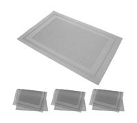 Gogogmee 4pcs Woven Placemats for Nail Art Manicure Table Mat Portable Desk Pad Hand Rest Organizer Cushion for Home Studio