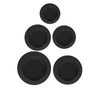 Gogogmee 5 Pack Airtight Piggy Bank Bottom Caps Rubber Stoppers for Savings Jars Banks