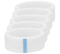 Gogogmee 5 Rolls Breathable Lash Extension Tape Wide Tear-resistant Non-woven Fabric for Makeup Artists Gentle Skin Protection Eyelash Tape Strips Meters Per Roll White Professional Makeup