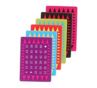 Gogogmee 5 Sets Telepathic Number Cards Mental Prediction Trick Game Prop for Stage Performance Close Up Mind Reading for Party Entertainment
