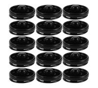 Gogogmee 50 Sets 12mm Metal Sew on Snap Fasteners Black Antique Copper Press Studs for Clothing, Jeans, Coats, Bags DIY Sewing Projects