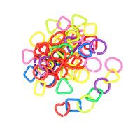 Gogogmee 500G Chain Links Set Connecting Rings for Stroller Crib and Playmat Early Learning Accessory for Boys and Imaginative Play
