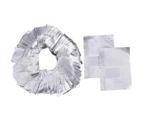 Gogogmee 500pcs Nail Polish Remover Pads with Foil Wraps Manicure Nail Art Polish Remover for UV Gel Foil Wraps