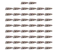 Gogogmee 50Pcs 4Cm Brown Wooden Horn Toggle Buttons for Sewing DIY Coat Sweaters Overcoat Replacement Buttons for Cardigans and Baseball Jackets