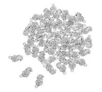 Gogogmee 50pcs Alloy Pi Yao Feng Shui Charms Chinese Wealth Symbol Pendants for DIY Jewelry Craft Making Traditional Lucky Alloy Charm Pendants for Bracelets and Accessories