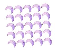 Gogogmee 50Pcs Blue Purple Gold Flake Moon Shaped Charms for DIY Jewelry Making for Necklaces Bracelets Earrings and Craft Projects Great for Birthdays and Special