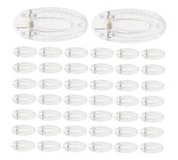 Gogogmee 50pcs Clip DIY Hair Clips Unfinished Base for Craft Making Blank Plain Barrettes Material for Women Girls Boys and Girls Hair Decoration