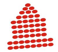 Gogogmee 50Pcs Double Sided Round Tapes for Car Ornaments Strong Adhesive PVC Fixing Stickers Compact for Hanging Hooks Photo Frames Wall Storage