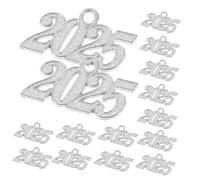 Gogogmee 50Pcs Graduation Charms Metal Tassel Pendants DIY Craft Accessories for Necklace Bracelet Earrings Jewelry Making Decorations