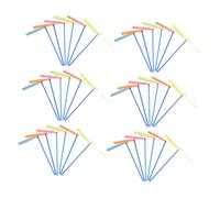 Gogogmee 50pcs Hand Whirl Flying Dragonfly for Plastic Spinning Helicopter Fun Boys Outdoor Play Random Color