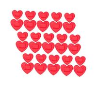 Gogogmee 50pcs Heart Shaped Flexible Fabric Bandages Wound Care Patches for Adults Outdoor Camping Emergency Portable Medical Supplies