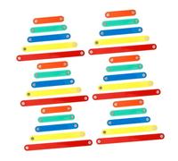 Gogogmee 50Pcs Magnetic Geometric Strips Math Manipulative Kit for Classroom Learning Safe Educational Tools for Engaging Family Activities Sensory Play for Kindergarten