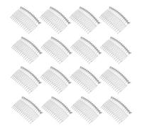 Gogogmee 50pcs Plastic Hair Comb Teeth Parting Comb Wedding Side Hairpins Women Updo Styling Tools for Bridal Veil