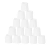 Gogogmee 50pcs Plastic Toothpaste Caps Toothpaste Cap Lid Travel Cover Essential Oil Self Sealing for Tube No Mess