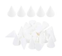 Gogogmee 50pcs Reusable Alumina Pottery Kiln Nails Cone-Shaped Refractory Support for High Temperature Stability and Thermal Resistance Ceramic Stilts for Hanging and Stacking Clay Firing