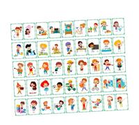 Gogogmee 50pcs Reward Cards for Classroom Positive Behavior Reinforcement Teaching Supplies Paper Affirmation Cards Early Education Cognitive Development Tool