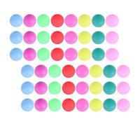 Gogogmee 50Pcs Seamless Table Tennis Balls for Competition Training Party Decorations Pet and Classroom Games Reusable Mixed Colors