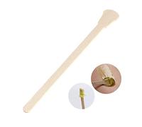 Gogogmee 50Pcs Wooden Waxing Spatulas Disposable Wax Applicator Sticks Original Wooden Color Rounded Ends for Easy Use for Salon Home Hair Removal