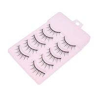 Gogogmee 5pairs False Eyelashes Girl Beauty Lashes Curl Strip Lashes for Daily Life and Party