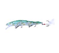 Gogogmee 5PCS Artificial Fishing Lures Bright Colored Group Fish Baits for Ocean Boat Lake River Fishing Accessory with Lifelike Plastic Design