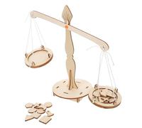 Gogogmee 5pcs DIY Balance Scale Science Kit for Educational Stem Experiment for Critical Thinking Problem Solving Interaction Portable Science Project Plaything