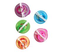 Gogogmee 5Pcs Educational Peg Tops for Spinning Playthings Fun Home Entertainment Safe Compact Design for Parent Interaction