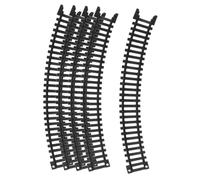 Gogogmee 5Pcs Electric Toy Train Track Accessories Set for Boys and Girls Compatible Mini Train Sets Educational Play for Toddlers Sturdy Plastic Railway Track Expansion