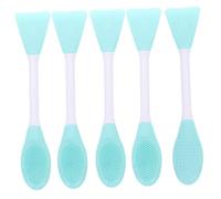 Gogogmee 5pcs Face Mask Applicator Brush Tool Silicone Facial Scrubber for Cream Lotion Mud Masks