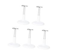Gogogmee 5Pcs Fashion Doll Stand Portable Doll Display Holder Sturdy Rack for Home Store Supermarket Use High Organize Showcase Neatly