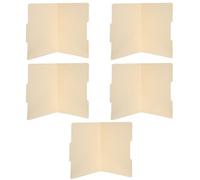 Gogogmee 5pcs Manila File Folders 210g Paper Document Organizer Folder for Office, School, Business Filing and Home File Storage, Letter Size Beige