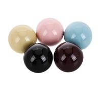 Gogogmee 5pcs Portable Perfume Spray Bottle Caps Replacement Cologne Nozzle Covers Electroplated Spherical Mist Spray Tops with Unique Decorative Design for Travel Parties Office Use Multi