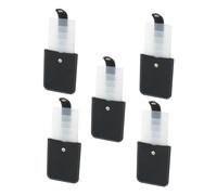 Gogogmee 5Pcs Portable Pull Out Card Holder with Multiple Slots Concealed Organizer for Cards Ids Lightweight and Compact Design for Daily Use Stylish