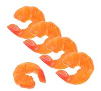 Gogogmee 5pcs Realistic Simulation Shrimp Model for Educational Learning Nature Animal Figurine for Storytelling Pretend Play and Decoration