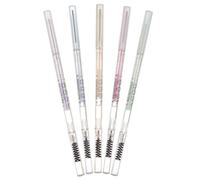 Gogogmee 5pcs Revolution Eyebrow Tint Pencil Double-head Eyebrow Filler Portable Makeup Pencils Brush