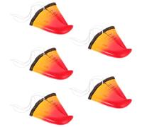 Gogogmee 5Pcs Simulation Parrot Nose Props for Party Cosplay Compact Vinyl Accessories for Carnival Dress Up Adults and Boys and Girls